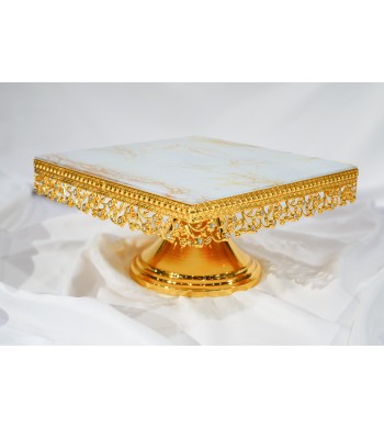 Présentoir à gâteau carré 25cm