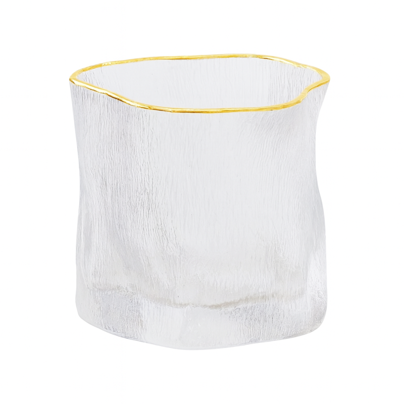 Set de 6 verres 15cl liseré doré