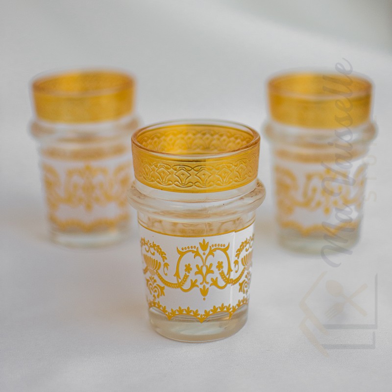 Set de 12 verres à thé marocain