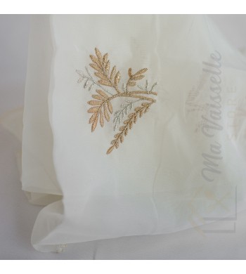 Voile de plateau brodé  Alya