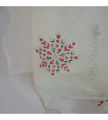 Voile de plateau brodé Sultan 75cm