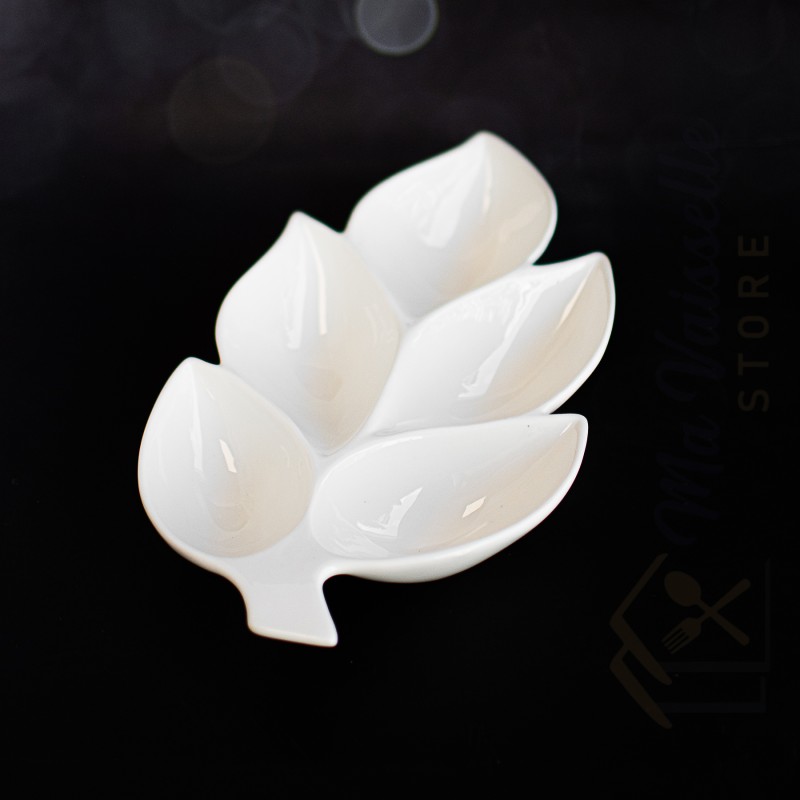 Assiette de présentation Feuille