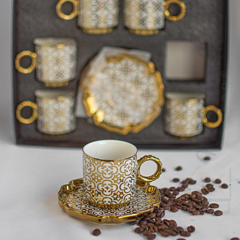 Service à café espresso pour 6 personnes