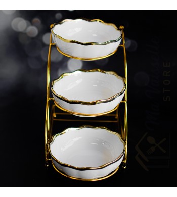 Présentoir apéritif 3 niveaux