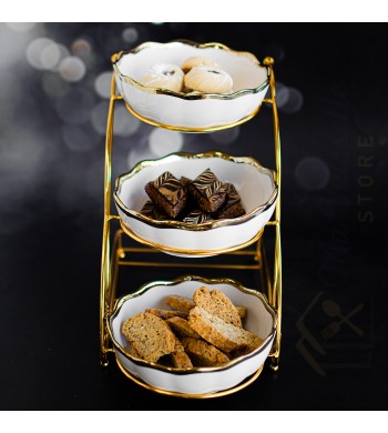 Présentoir apéritif 3 niveaux