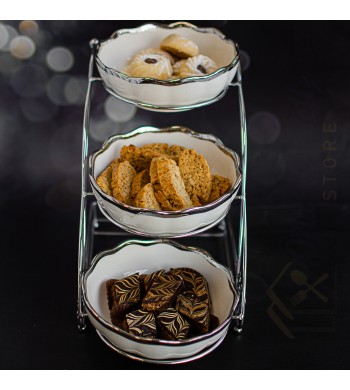 Présentoir apéritif 3 niveaux