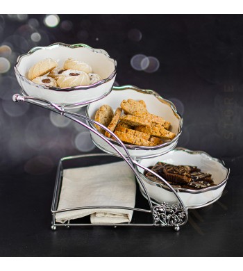 Présentoir apéritif 3 niveaux