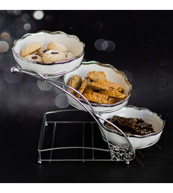 Présentoir apéritif 3 niveaux