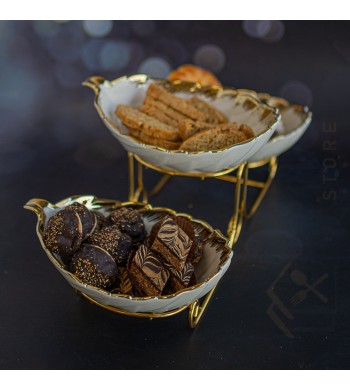 Présentoir apéritif 3 coupelles