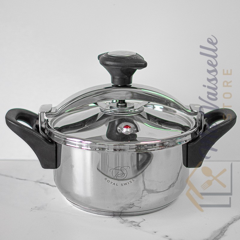 Cocotte minute autocuiseur en acier inoxydable compatible induction