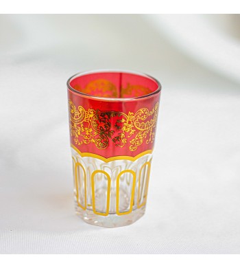 Set de 12 verres à thé marocain traditionnels