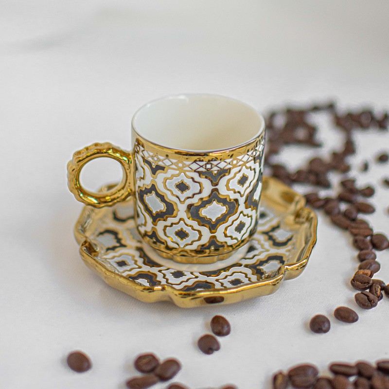 Service à café espresso pour 6 personnes
