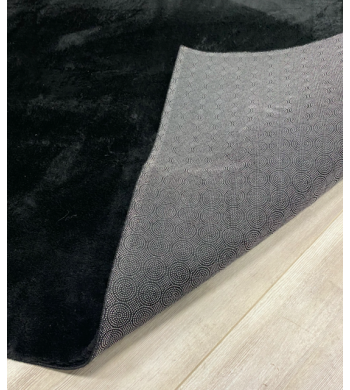 Tapis Ultradoux noir 160x230 cm