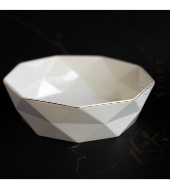 Service de table octogonal 25 pièces liseré doré