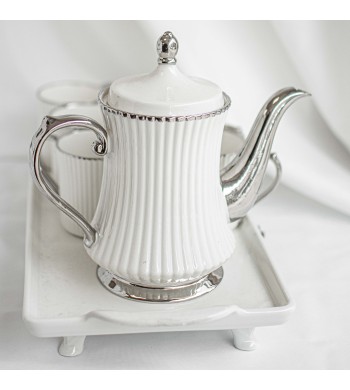 Service à thé Luxury Silver 9 pièces