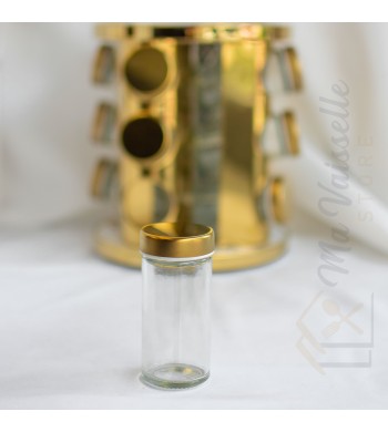 Présentoir rotatif à épices, carrousel 12 pots à épices