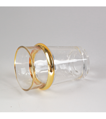 Set de 6 verres à thé marocain beldi doré