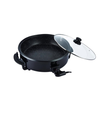 Poêle électrique multifonction 42cm avec couvercle