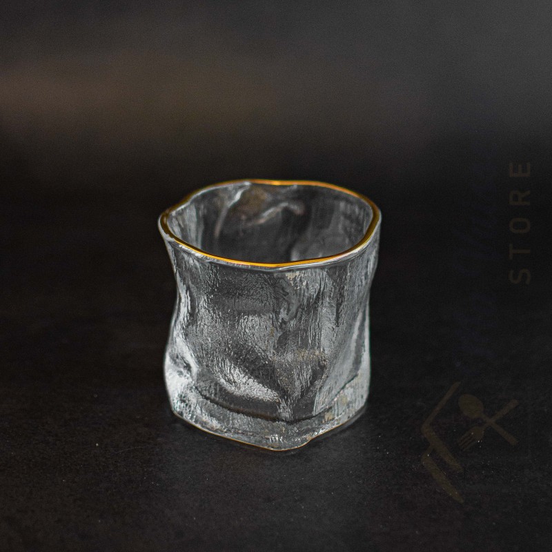 Set de 6 verres Wave 15cl liseré doré