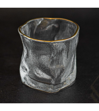 Set de 6 verres Wave 15cl liseré doré