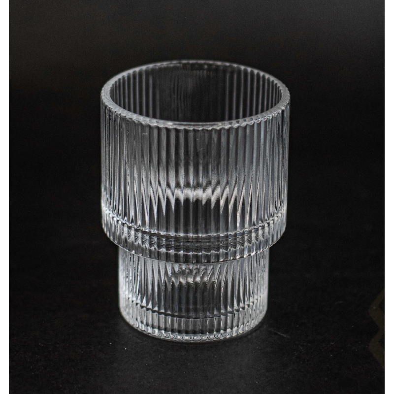 Set de 6 verres strié 15cl