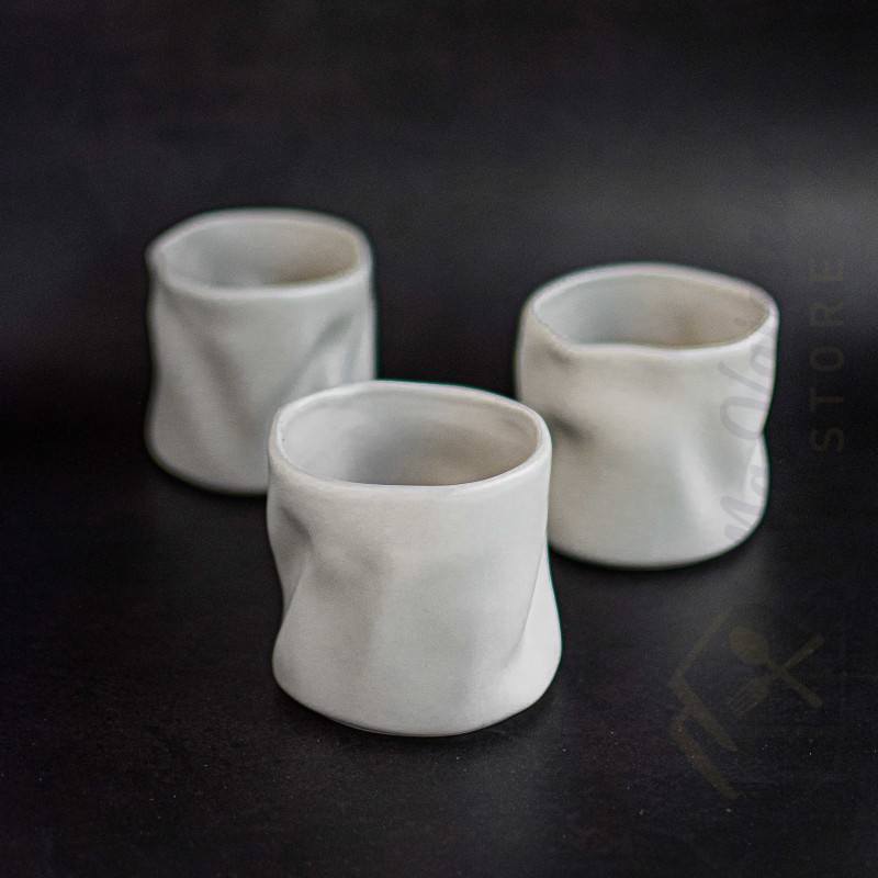 Set de 2 mug en céramique Wave 250ml