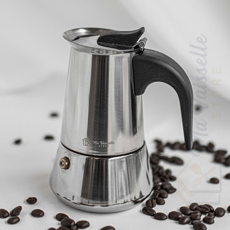 Cafetière italienne inox 6 tasses