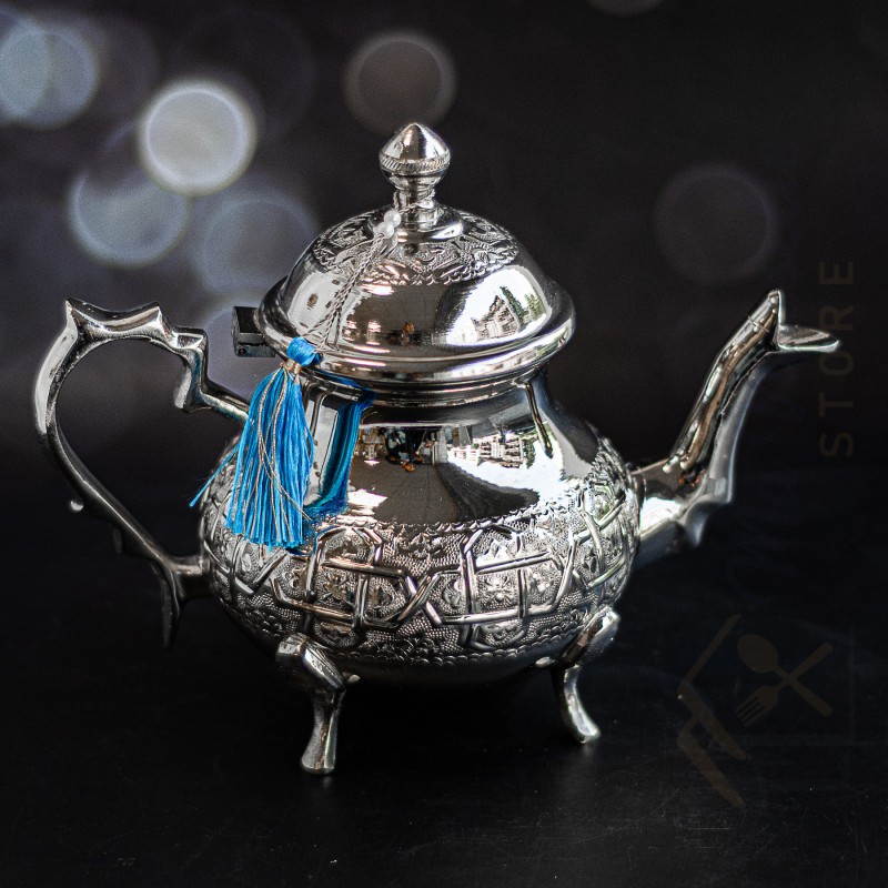 Théière artisanale pour service thé marocain Sultana