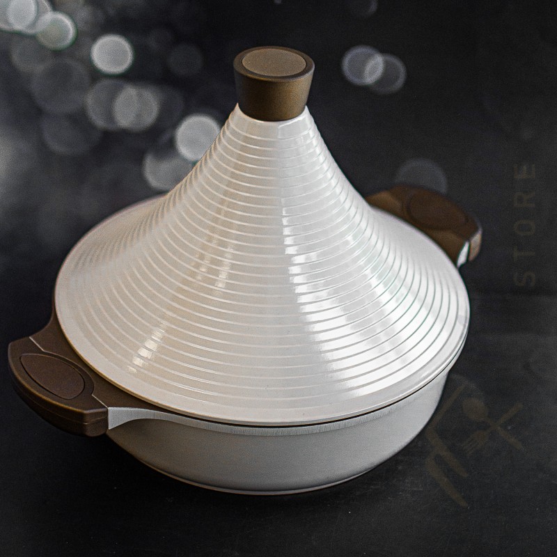 Tajine induction beige 28cm