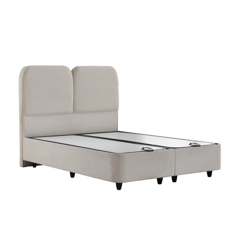 Lit coffre COCO beige 160*200cm