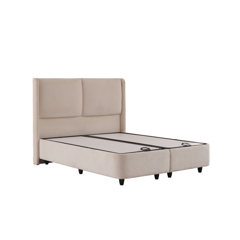 Lit coffre SNOZY beige 160*200cm