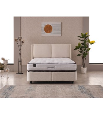 Lit coffre SNOZY beige 160*200cm