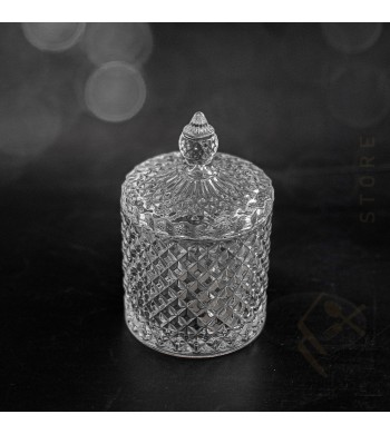 Sucrier bonbonnière cristal 15cm