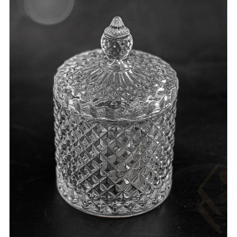 Sucrier bonbonnière cristal 15cm