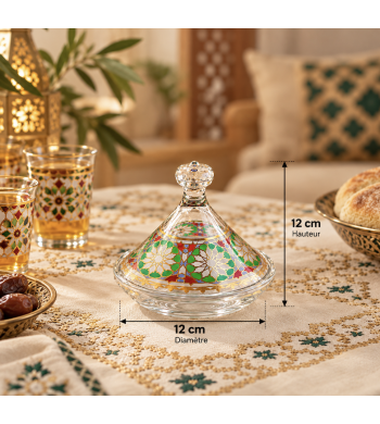 Tajine de présentation oriental 12cm Dayna
