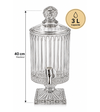 Fontaine à jus Cristal 3 litres