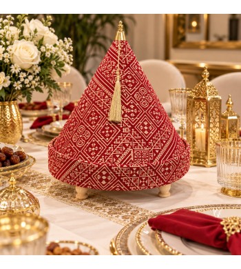 Tajine de présentation, Tayfour décoratif tarz fassi rouge