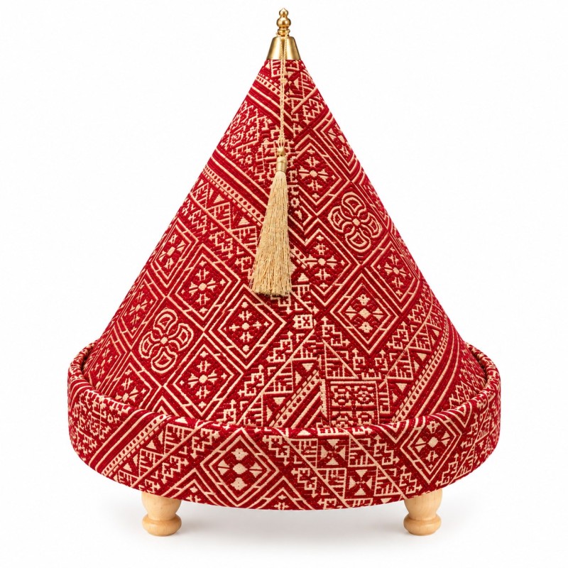 Tajine de présentation, Tayfour décoratif tarz fassi rouge